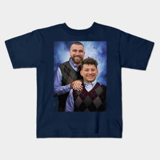 Kelce and Mahomes Stepbrothers Kids T-Shirt